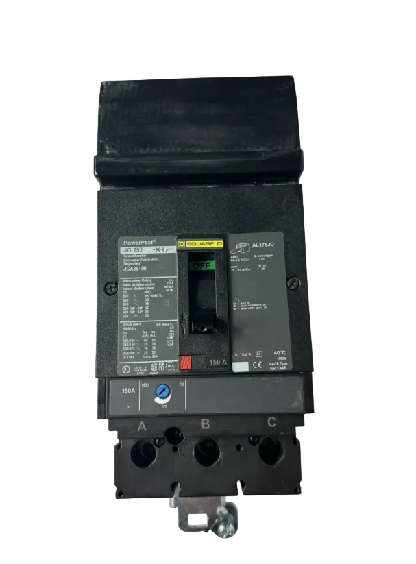 Square D JGA36150 150Amp Circuit Breaker-Refurbished