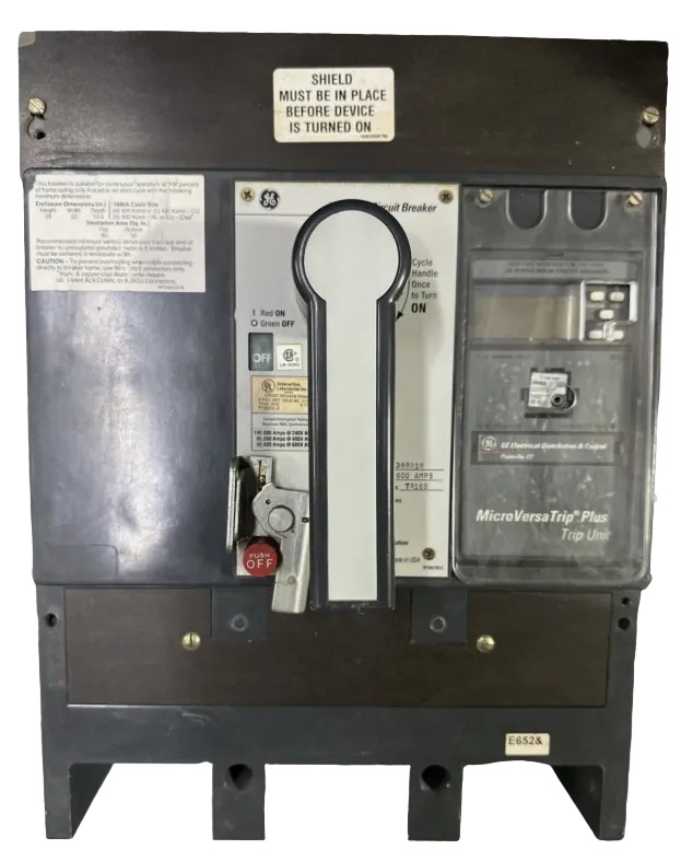 GE-General Electric TRLL36BD16 LSIG Breaker 1600A 3P 600V-Refurbished
