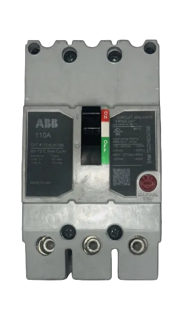ABB/GE TEYL3110B 110Amp 3-pole Circuit Breaker-Refurbished