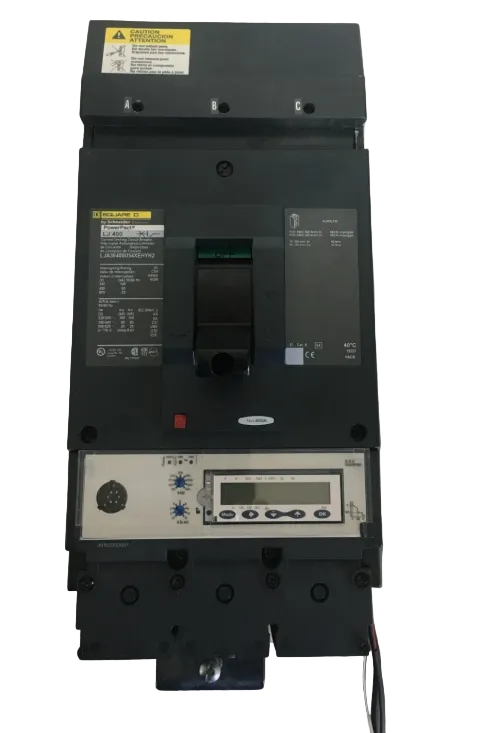 Square D LJA36400U54XEHYH2/LJA36400U54X Breaker 400A 3P 600V-Refurbished