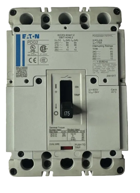 Eaton PDG23G0175TFFL 175Amp Circuit Breaker-Refurbished