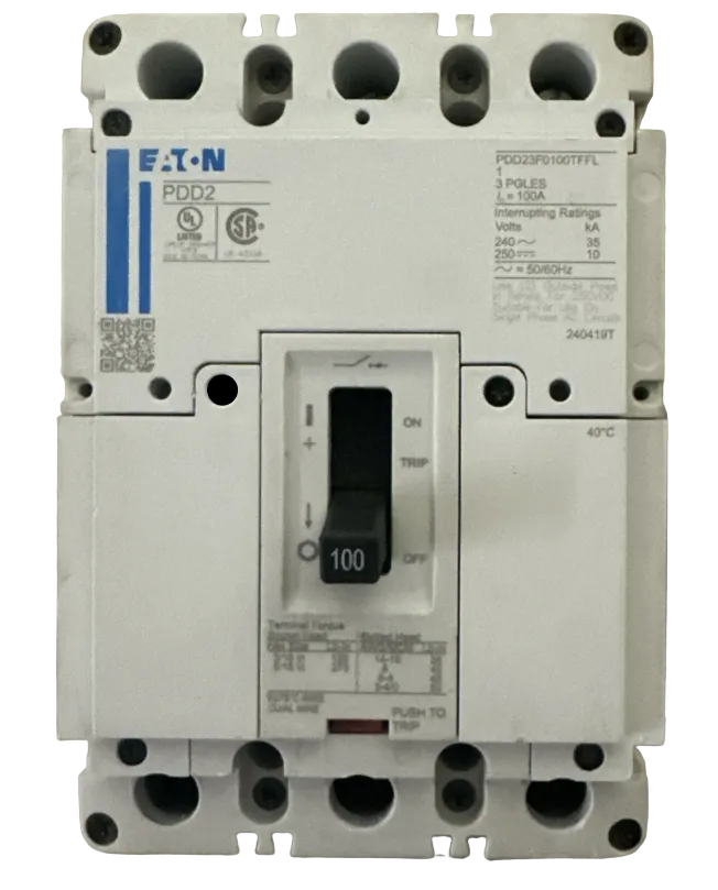 Eaton PDD23F0100TFFL 100AMP Circuit Breaker-Refurbished
