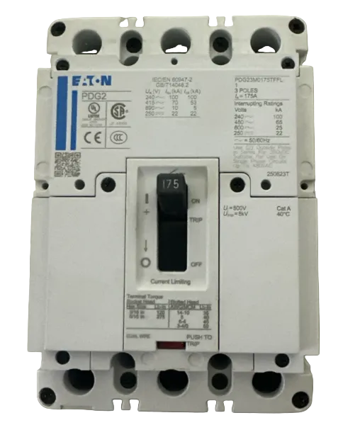 Eaton PDG23M0175TFFL 175Amp Circuit Breaker-Refurbished