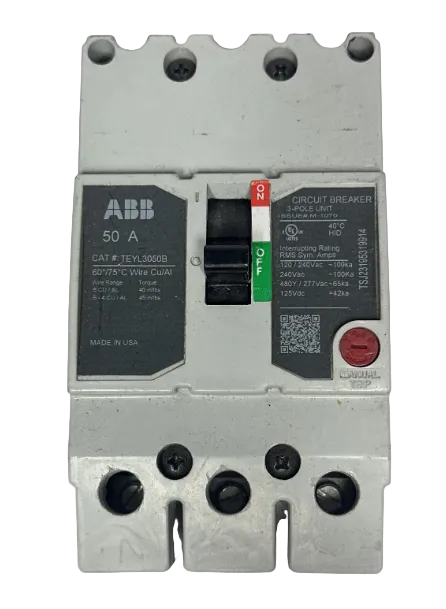 ABB/GE TEYL3050B 50Amp Circuit Breaker-Refurbished