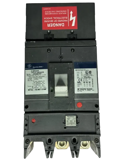 GE-General Electric SGHA36AT0400 Circuit Breaker W/400a Rating Plug-Refurbished