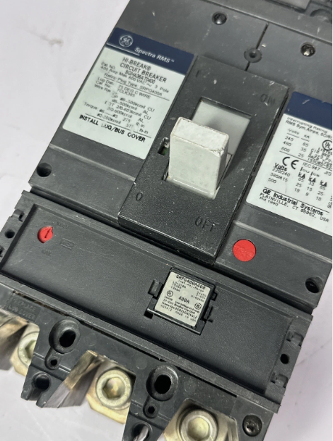 GE-General Electric SGHA36AT0400 Circuit Breaker W/400a Rating Plug-Refurbished