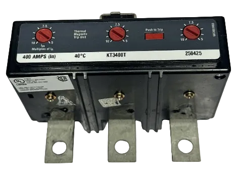 Eaton KT3400T 400A Thermal Magnetic Trip Unit-New in Box