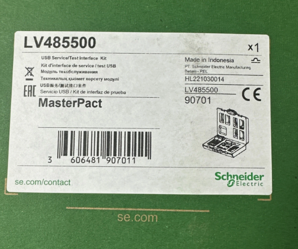 Square D/Schneider Electric LV485500 Service Interface Test Kit-New in Box
