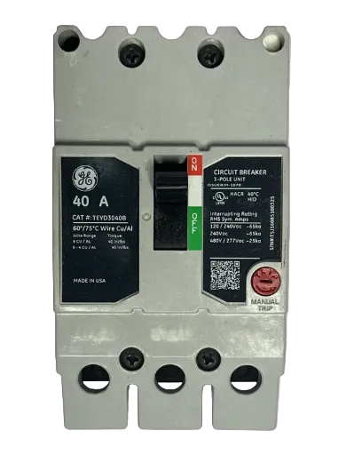GE-General Electric TEYD3040B 40A Circuit Breaker-New