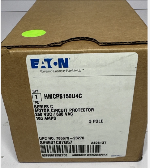 Eaton HMCPS150U4C 150A 600V Circuit Breaker- New in Box