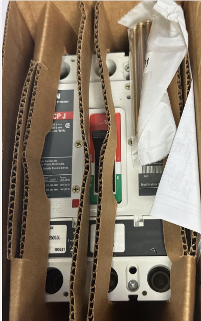 Eaton HMCPJ250L5L 250A 600V Circuit Breaker- New in Box