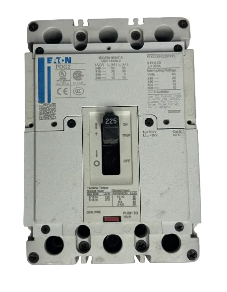 Eaton PDG23G0225TFFL 225A Circuit Breaker-Refurbished
