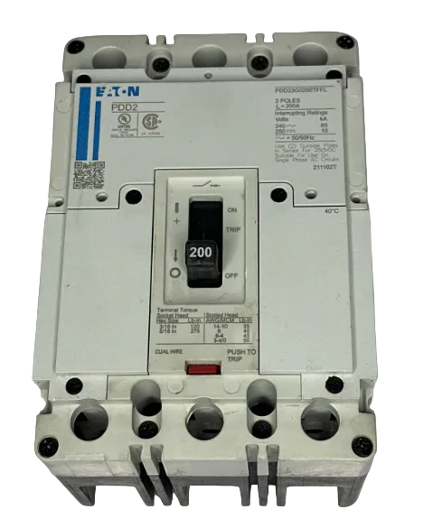 Eaton PDD23G0200TFFL 200A Circuit Breaker-Refurbished