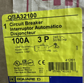 Square D QBA32100 100A Circuit Breaker- New in Box