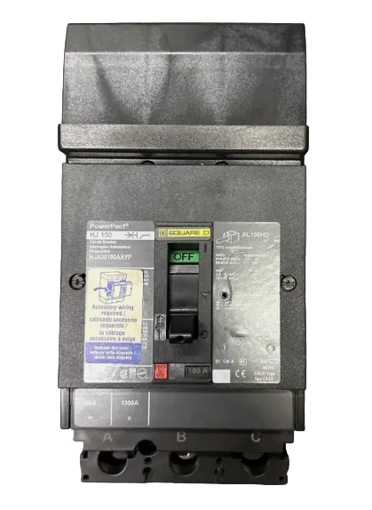 Square D HJA36100AAYP/HJA36100 100A Circuit Breaker-Refurbished