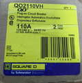 Square D QO2110VH 110A 2-Pole Circuit Breaker-New