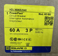 Square D HDL36060U54X Breaker 60A 3P 600V New In Factory Box