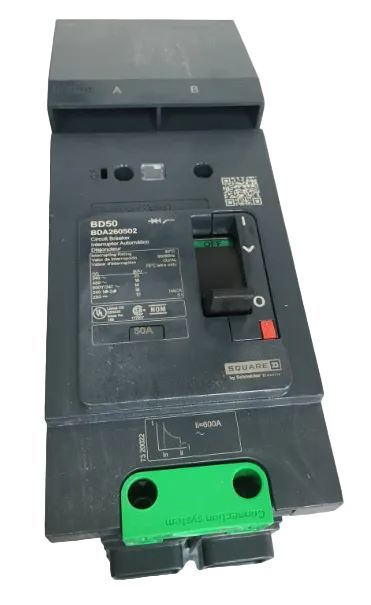 Square D BDA260502 50A 2-Pole Circuit Breaker-New