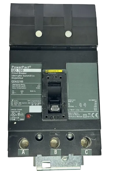 Square D QDA32100 100A 240V Circuit Breaker- New Surplus