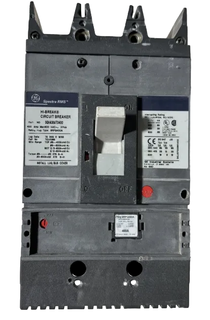 GE-General Electric SGHA36AT0400 400A Circuit Breaker-Refurbished
