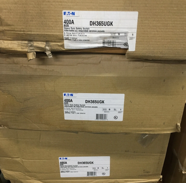 Cutler-Hammer DH365UGK Safety Switch 400A 600V-New In Box
