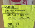 Square D LA36125 125A 600V Circuit Breaker- New in Box