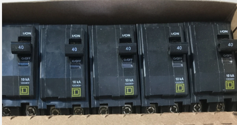 Square D QO240 40A 2-Pole Circuit Breaker-New