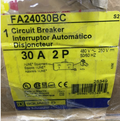 Square D FA24030BC 30A 2-Pole Circuit Breaker-New in Box