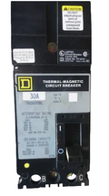 Square D FA26030BC 30A 2-Pole Circuit Breaker- Refurbished