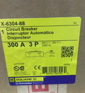 Square D X-6304-88/LAP36300 300A Generator Circuit Breaker-New in Box