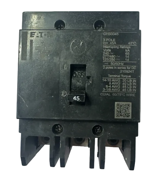 Eaton GHB3045 45A Circuit Breaker-New in Box